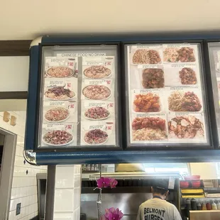 sushi and sashimi, menu