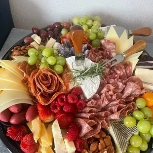 Delicious charcuterie and look how beautifully made it is! Great job!!