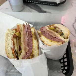 The Soprano on French bread