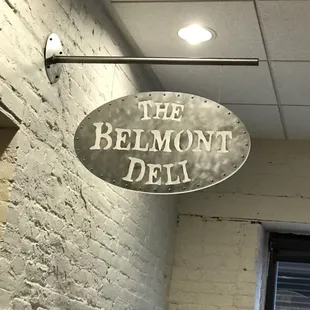 Look for this sign straight back from the front doors!