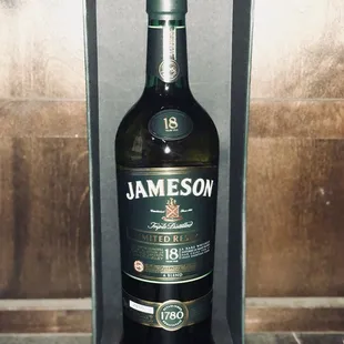 a single bottle of jameson