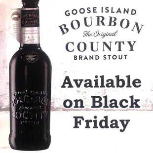2019 Bourbon County available Black Friday