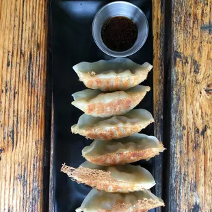 Crispy gyoza