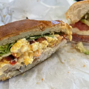 Chicken, bacon, &amp; pimento