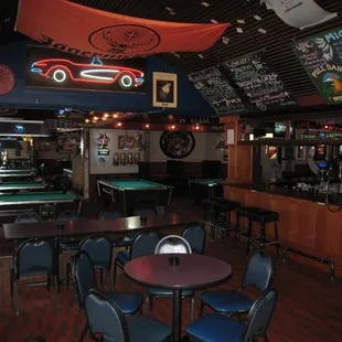 billiards and pool tables