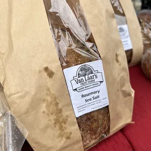 Rosemary Sea Salt bread?  yes, please!