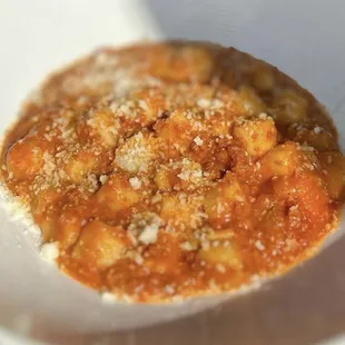 a close up of a bowl of food