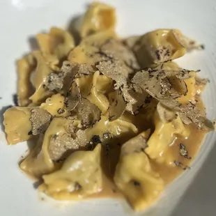 a close up of a plate of food