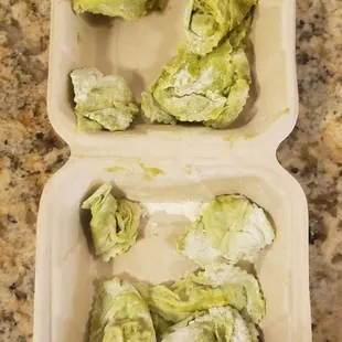 Fused Asparagus Ravioli--we were so disappointed!!!