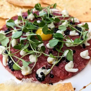 Battuta steak tartare