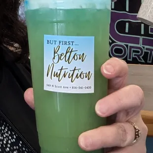 The special drink mixed up custom just for me!