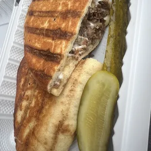 Steak and Cheese Panini