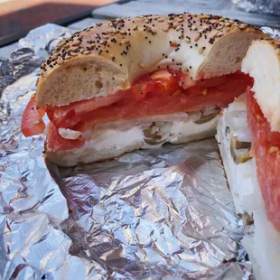 brilliant bagel on everything