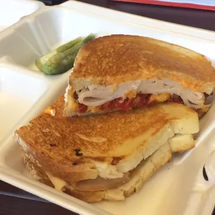 smokehouse turkey panini