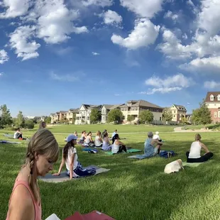 Funny people think yoga people are suppose to be calm. Noooo we are all here because we are nuts.