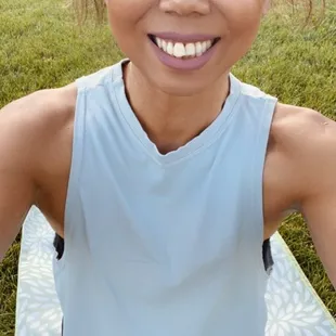 You can find me at every sunset, on a yoga mat in the grass, wearing a happy heart and grateful smile.