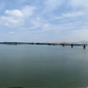 Panoramic view toward Indiana from the Belvedere.