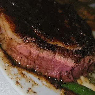 We ordered medium rare. We had to send the steak back so they could cook it longer.