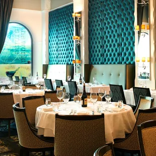 interior, sushi and sashimi