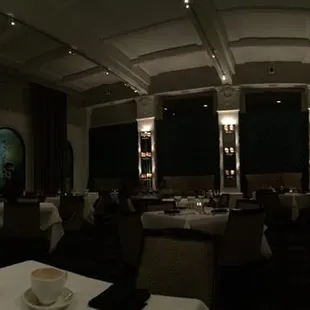 It's a lovely dining room.