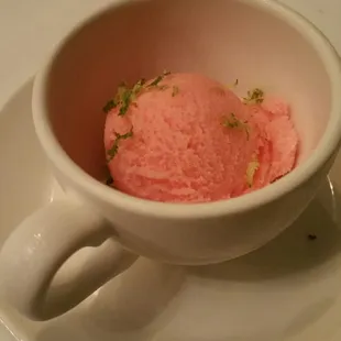 Cherry Lime Sorbet