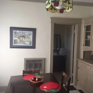 Dining in Studio apartment