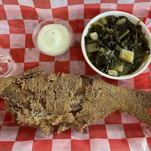 Whole Catfish Basket.