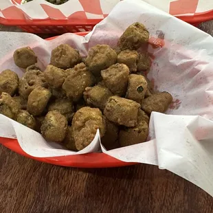 Fried okra