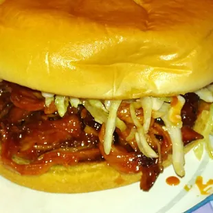  pulled pork sandwich