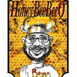 Honey BBQ Sauce label