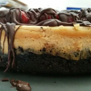 Chocolate Cherry Cheesecake