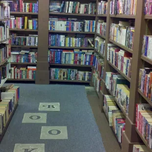 This is along the back of the store.