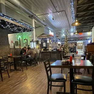 Interior of business.