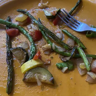 Ok, I should have taken a picture before I ate it but let me tell you everything was prepared perfectly.