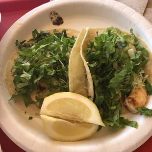 Shrimp Tacos Plate
