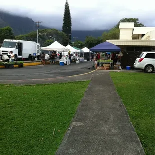 a view of the farmers market