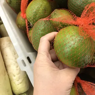 The limes are huge