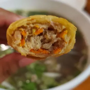 Prok egg roll, these were good!