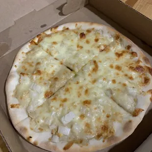 Build your own white pizza with onions