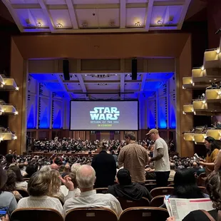 the audience at a star wars event