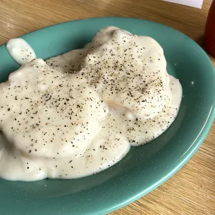 Biscuit with sausage gravy