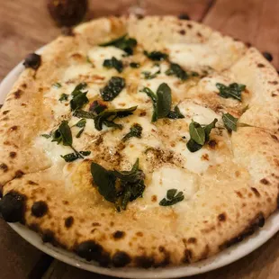 Fried sage and brown butter pizza