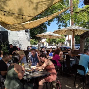 What a great spot for al fresco dining!
