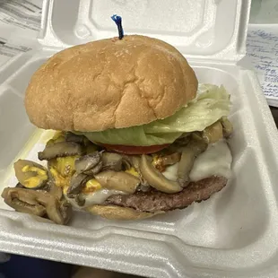 3rd base with mushrooms and cheese