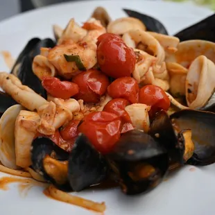 Seafood pasta Misto di Pesce