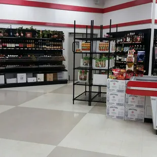 a view of a grocery store