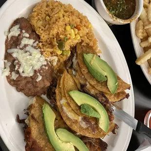 Quesabirria meal with consomé