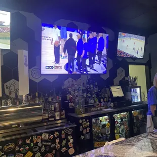 Bar area (let's go Mavs)