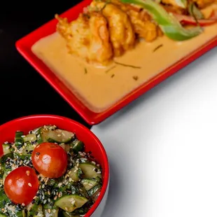 salads, food