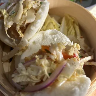 Three Tempura Shrimp Bao